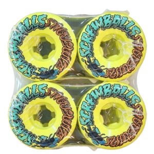SKATE RUEDAS SCREW BALLS YELLOW